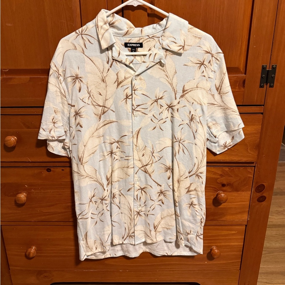Express men’s button down short sleeve